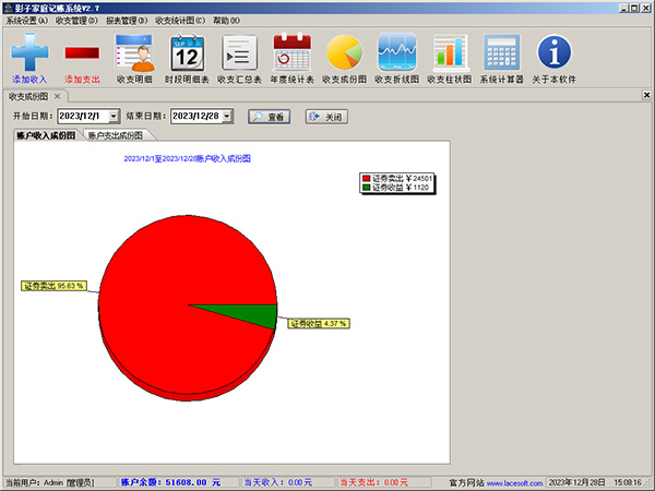 影子家庭记账系统截图