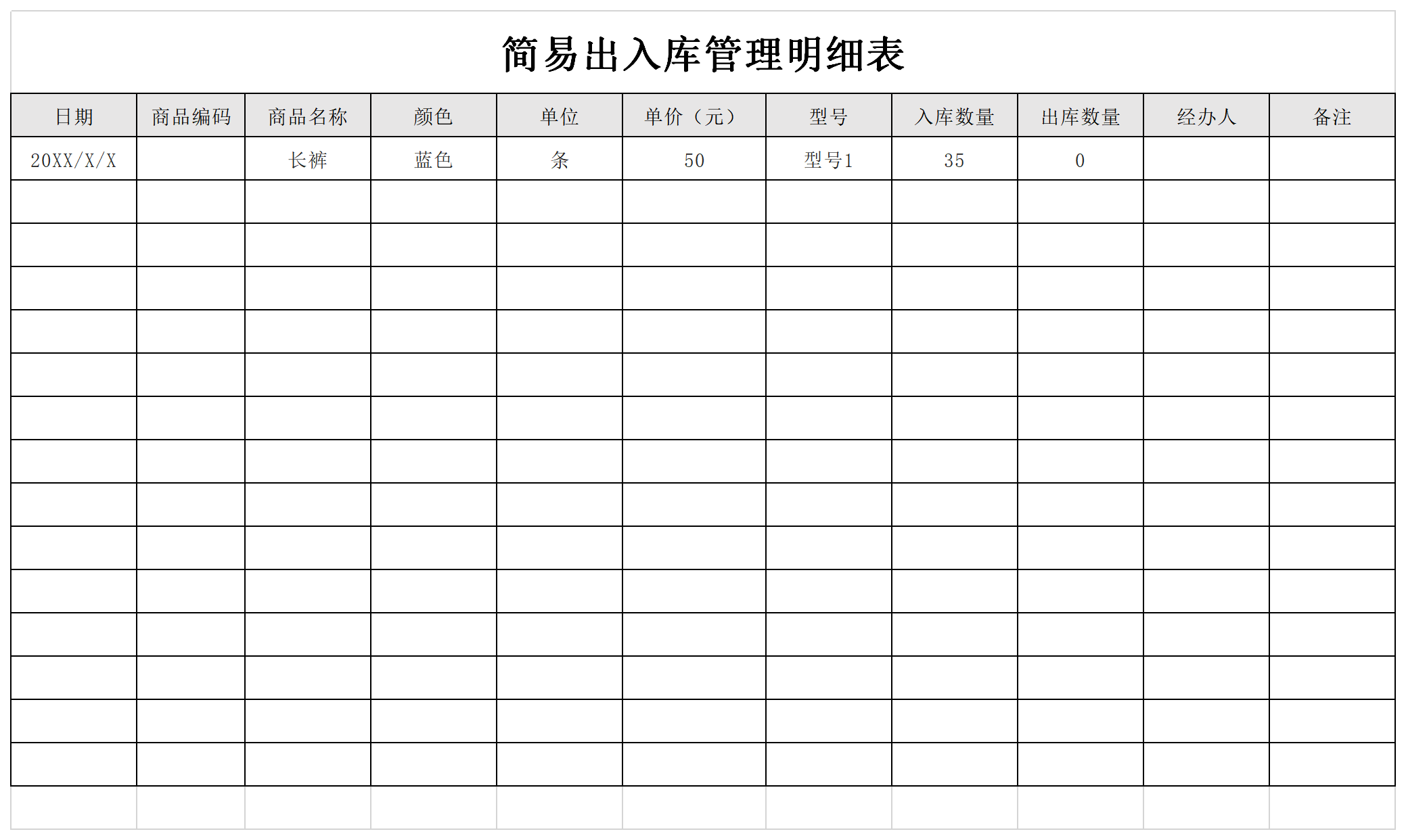 华军软件园 下载分类 表格范文 表格模板 供销存表格 出入库管理明细
