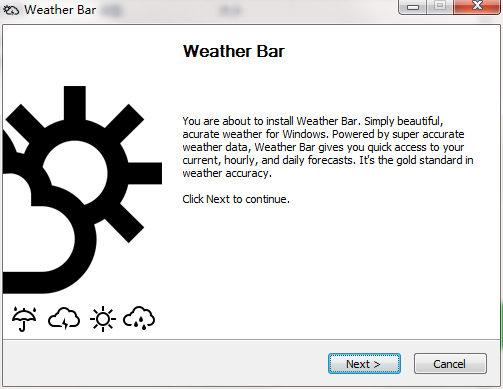 Weather Bar截图