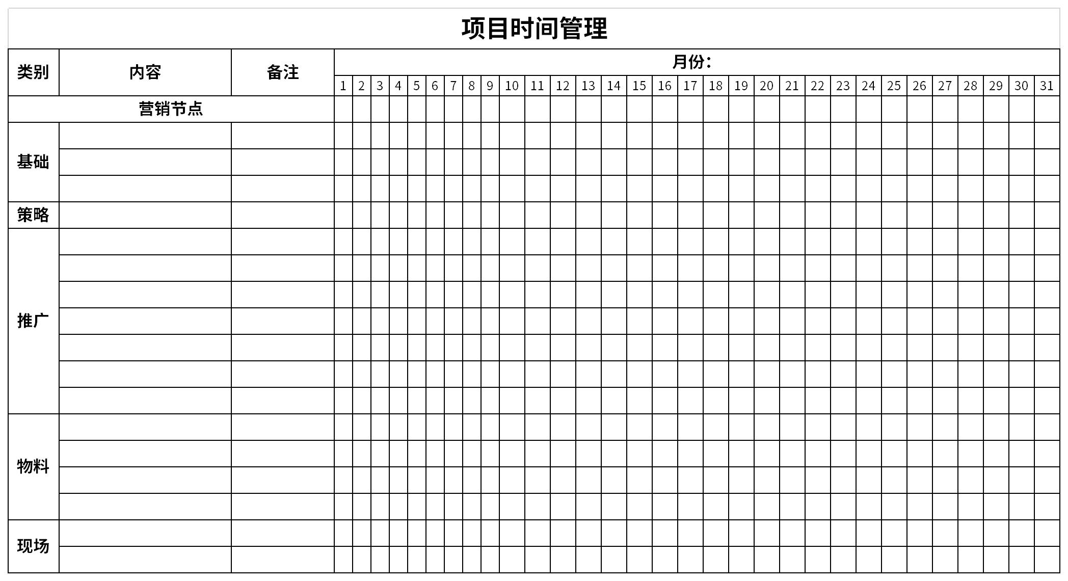 項(xiàng)目時(shí)間管理截圖