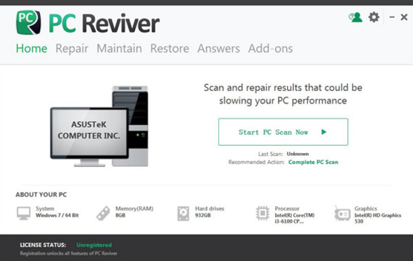 ReviverSoft PC Reviver截图