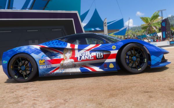 极限竞速：地平线5碧蓝航线怎么痛车涂装-涂装分享_华军软件园