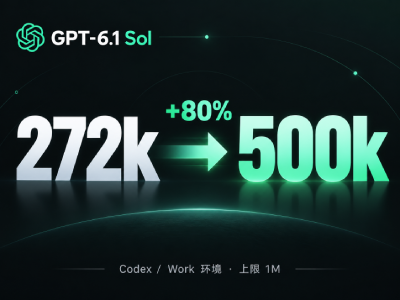 GPT-6.1 Sol Ĭ�������ĳ������� 500k����Լ 80%�����ճ������ķ���