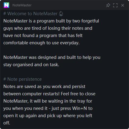 NoteMaster