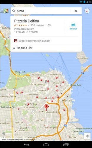 谷歌手机地图Google Maps Palm OS