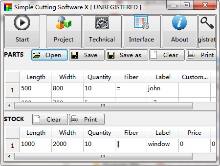 Simple Cutting Software X