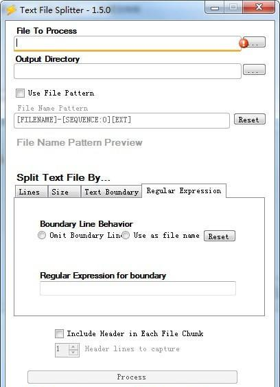 Text File Splitter截图