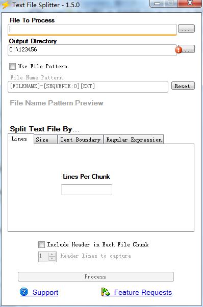 Text File Splitter