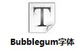 Bubblegum字体