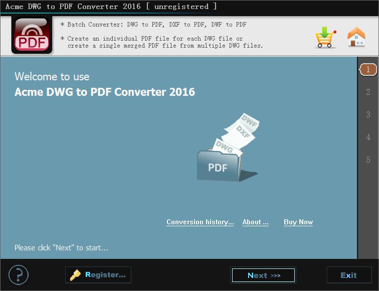 Acme DWG to PDF Converter