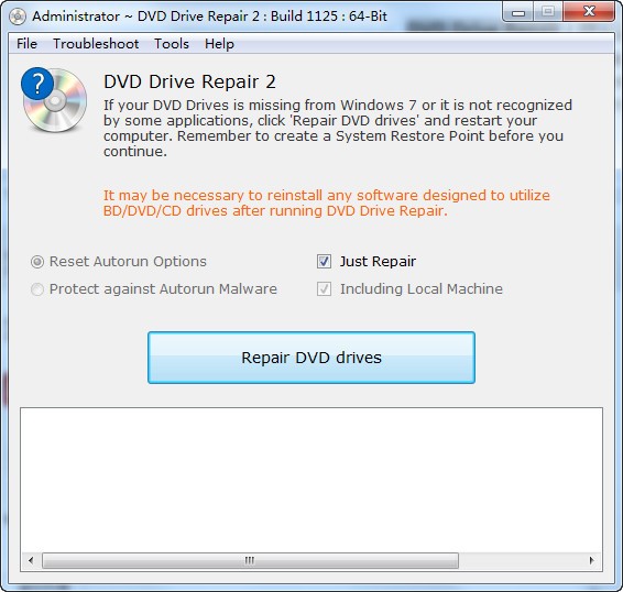 DVD Drive Repair 9.1.3.2053 download the new version