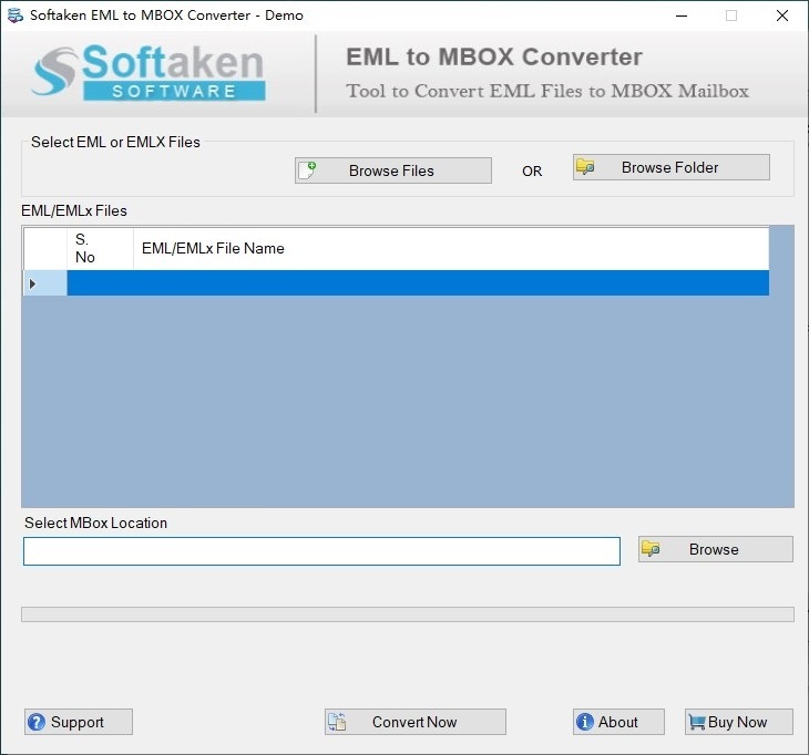 Softaken EML to MBOX Converter