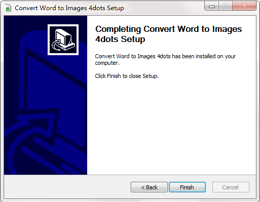 Convert Word to Images 4dots截圖