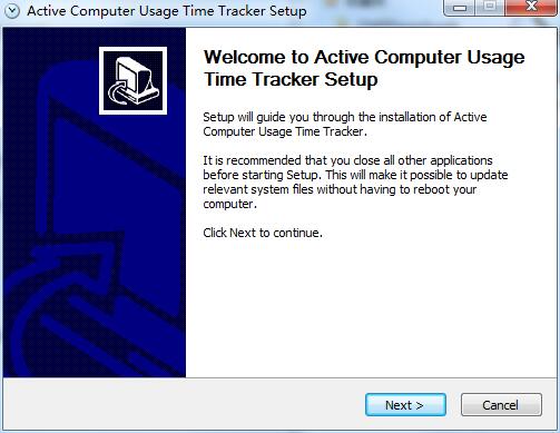 Active Computer Usage Time Tracker截图