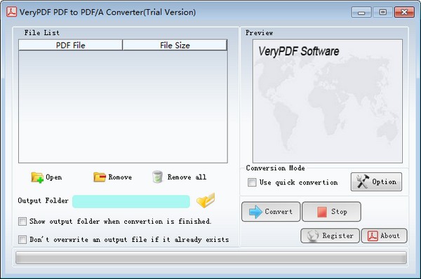 VeryPDF PDF to PDFA Converter