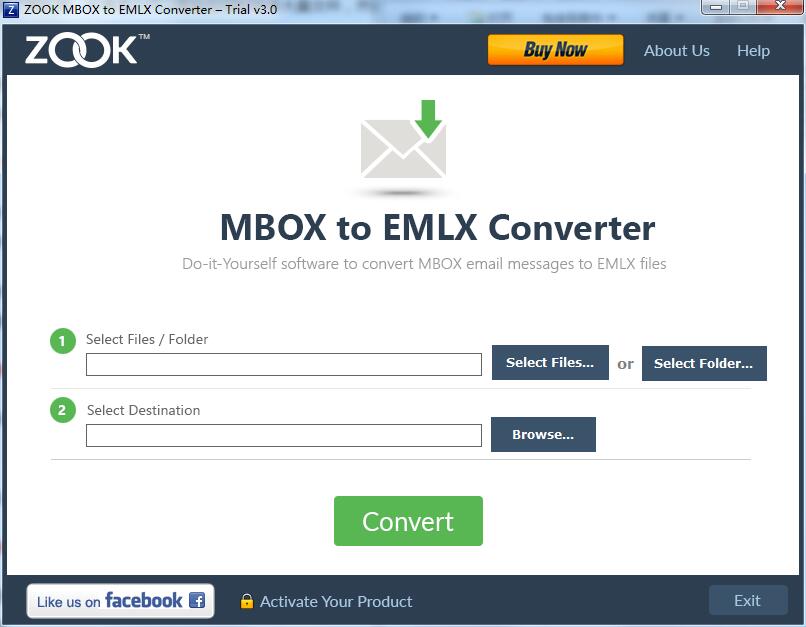 ZOOK MBOX to EMLX Converter
