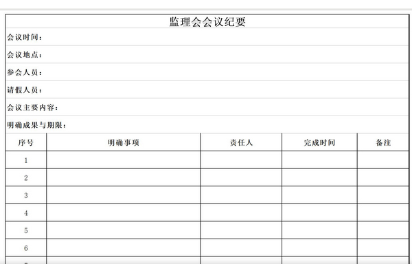 监理例会会议纪要