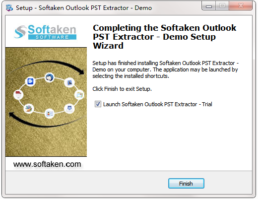 Softaken Outlook PST Extractor截图