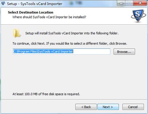 SysTools vCard Importer截图