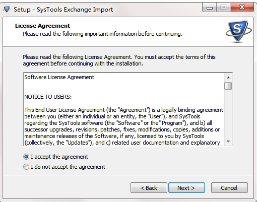 SysTools Exchange Import截图