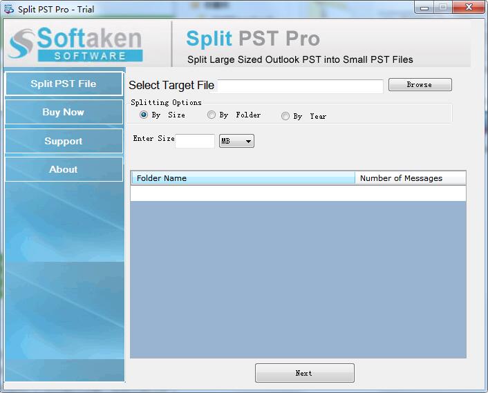 Softaken Split PST Pro