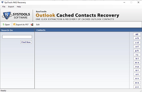 SysTools Outlook Cache Contacts Recovery