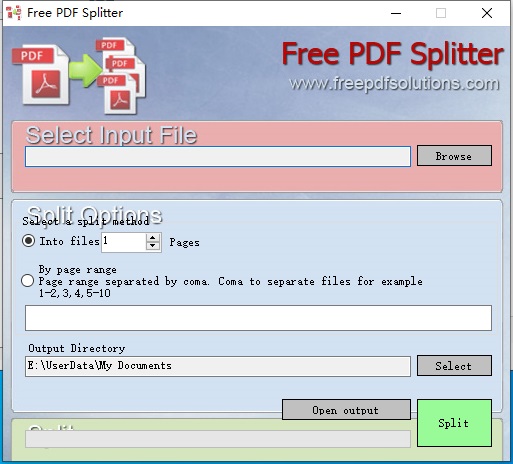 Free PDF Splitter截图