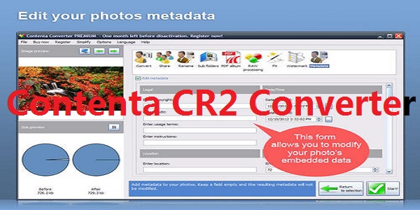 Contenta CR2 Converter截图