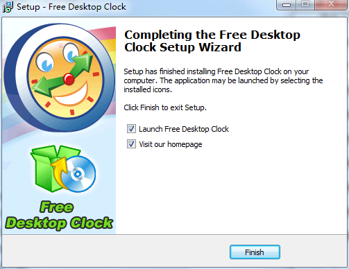 桌面时钟软件(Free Desktop Clock)截图