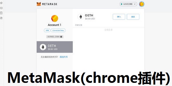 MetaMask(chrome插件)截图