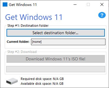 Get Windows11(Win11 iSO镜像下载工具)