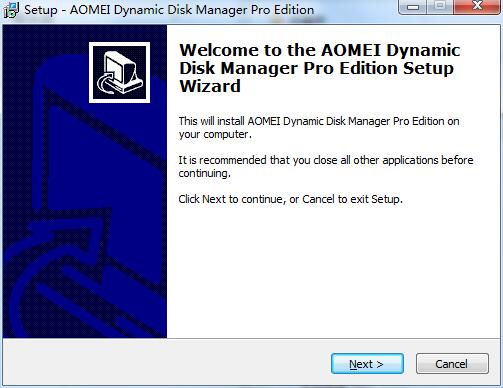 AOMEI Dynamic Disk Manager截图