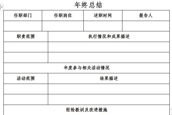 年度工作总结