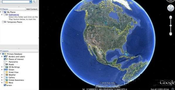 Google Earth For Mac截图