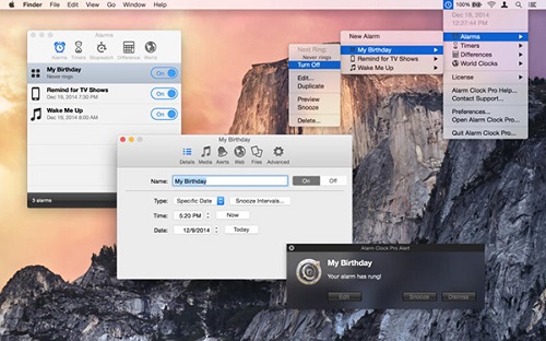 Alarm Clock Pro For Mac