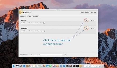 XLS2csv for Mac