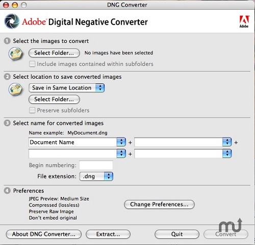 Adobe DNG Converter For Mac