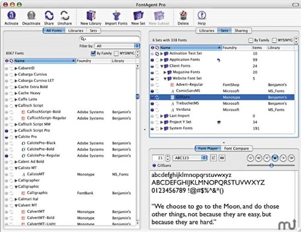 FontAgent for mac