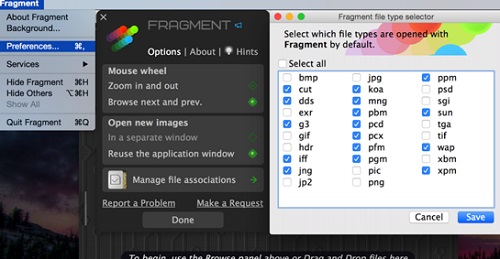 Fragment mac