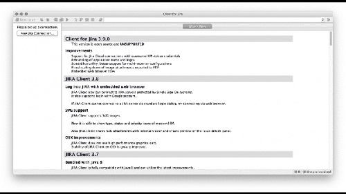 JIRA Client Mac