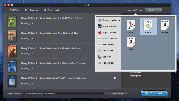 iReador(文件格式轉(zhuǎn)換器) for Mac截圖