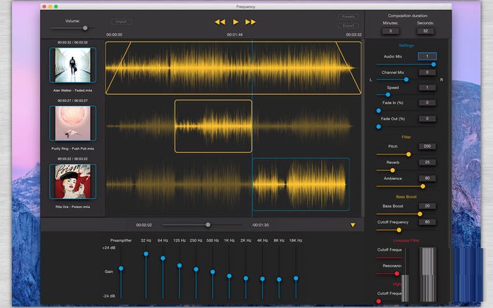 Frequency for mac