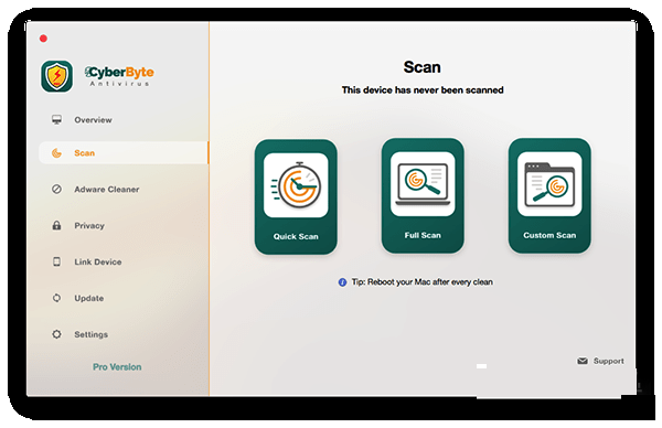 Antivirus Cyber Byte Pro for Mac