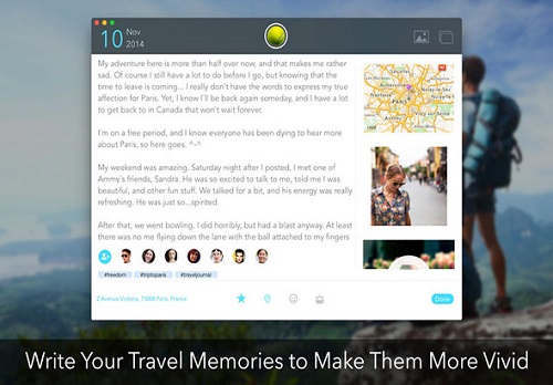 Travel Journal for Mac