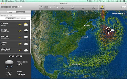 MeteoEarth Mac