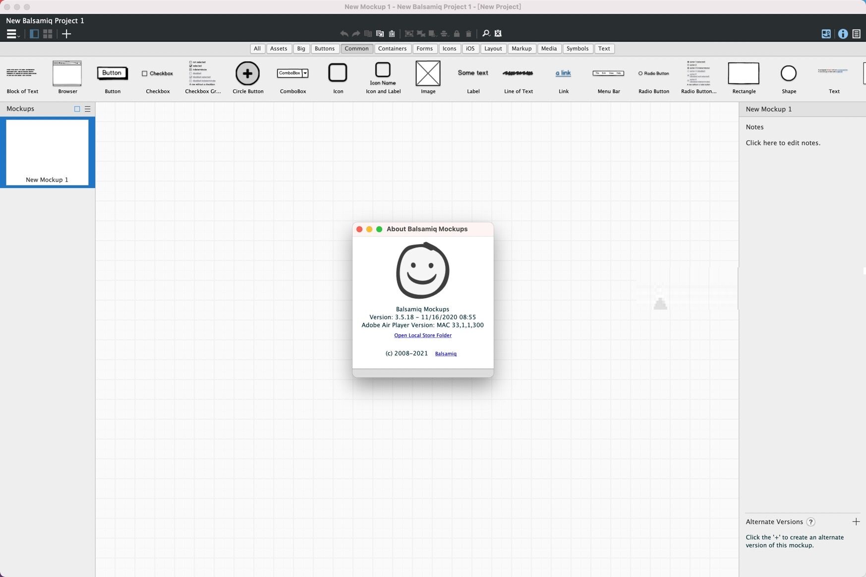 Balsamiq Mockups for mac