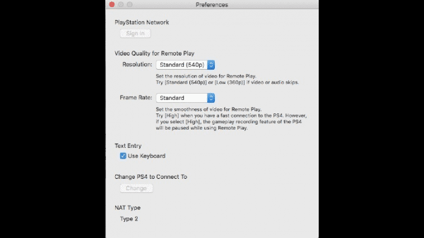 PS4 Remote Play for Mac