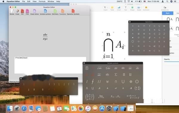 Equation Editor Mac