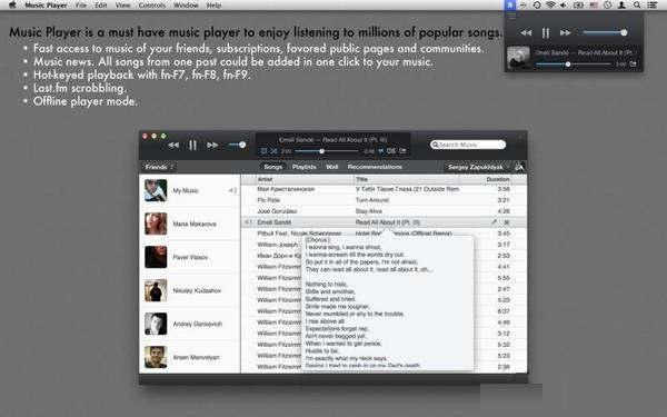 Music Player Mac