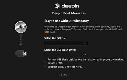 深度启动盘制作工具Mac截图